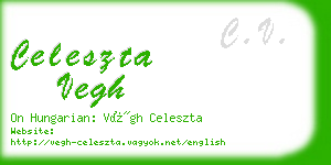 celeszta vegh business card